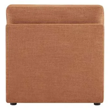 CHITA Modern Armless Chair for Modular Sectionals in Terracotta