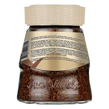 Juan Valdez Freeze Dried Coffee, Vanilla-Cinnamon Flavor 3.5 oz - Premium Colombian Coffee