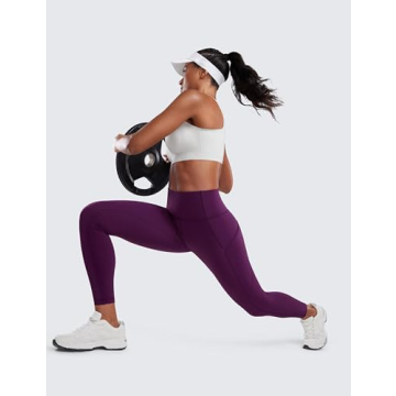CRZ YOGA Women's High Waisted Leggings with Pockets