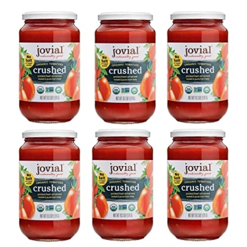 Jovial Crushed Tomatoes Organic Non-GMO BPA-Free Glass Jar