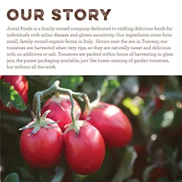 Jovial Crushed Tomatoes Organic Non-GMO BPA-Free Glass Jar