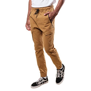 Stylish Brooklyn Athletics Men's Slim Fit Cargo Joggers