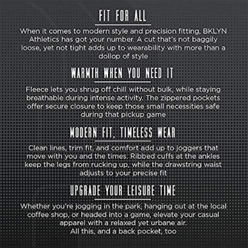 Stylish Brooklyn Athletics Men's Slim Fit Cargo Joggers