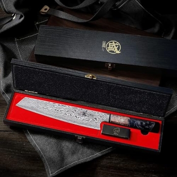 MITSUMOTO SAKARI 8 inch Japanese Kiritsuke Chef Knife