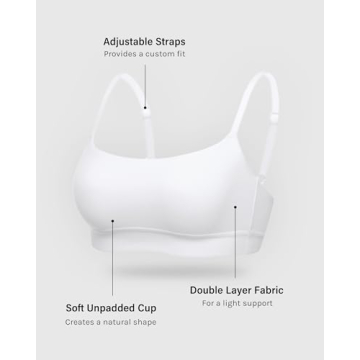 INLYRIC Women's Cotton Bralette Wireless Comfortable Style