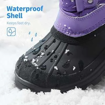 DREAM PAIRS Insulated Snow Boots for Kids - Cozy & Stylish Winter Footwear