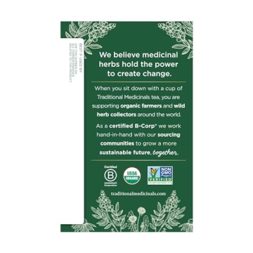 Traditional Medicinals Organic Lemon Ginger Tea - Herbal Comfort