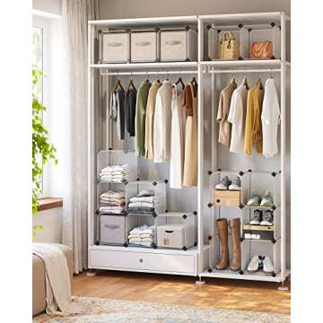 SONGMICS 16 Cube Storage Organizer - Modern & Versatile