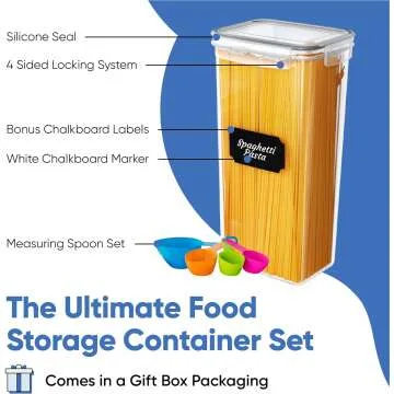 Chef's Path Airtight Food Storage Box Set – 14 Containers
