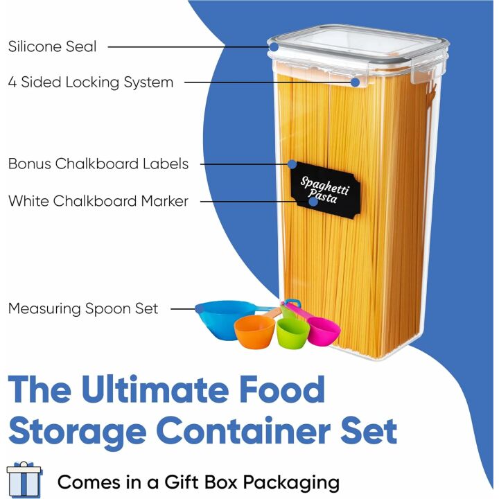 Chef's Path Airtight Food Storage Box Set – 14 Containers