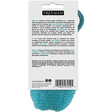 Freeman Net Soap Pouch: Exfoliating Bath Accessory