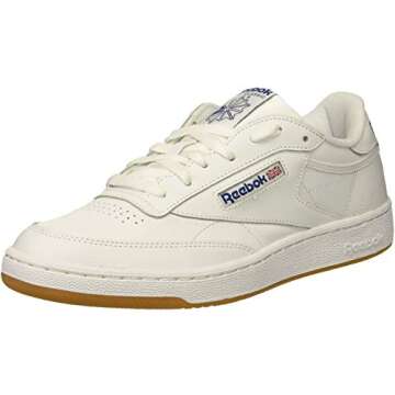 Reebok Men's Club C 85 Sneaker, Int-White/Royal-Gum, 14