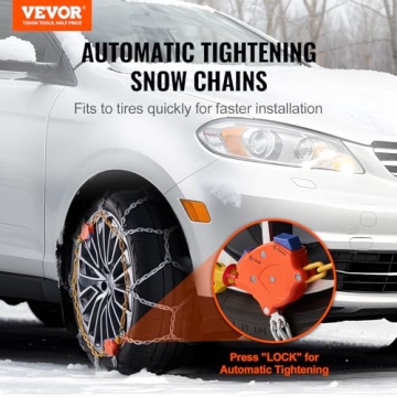 VEVOR Tire Chains for SUV and Trucks - Pack of 2