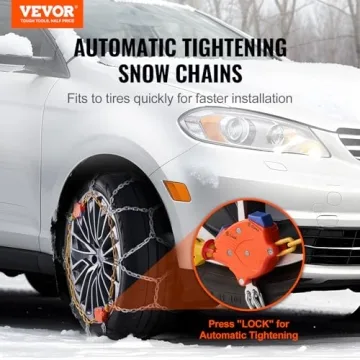 VEVOR Tire Chains for SUV and Trucks - Pack of 2