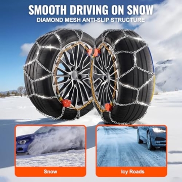 VEVOR Tire Chains for SUV and Trucks - Pack of 2