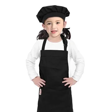 Kids Apron and Chef Hat Set for Fun Cooking Adventures