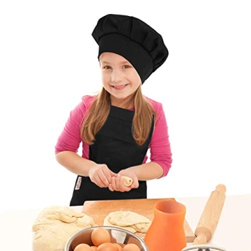Kids Apron and Chef Hat Set for Fun Cooking Adventures