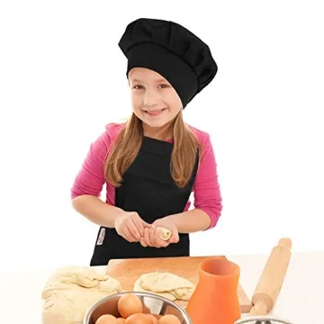 Kids Apron and Chef Hat Set for Fun Cooking Adventures