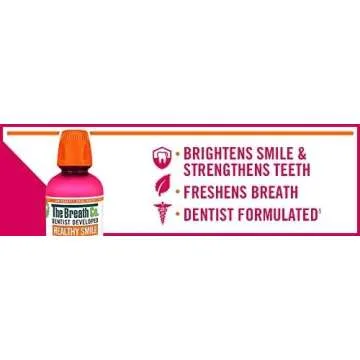 TheraBreath Healthy Smile Rinse, Sparkle Mint, 16 Oz
