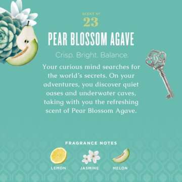 Caldrea Multi-surface CounterTop Spray Cleaner, Made With Vegetable Protein Extract, Pear Blossom Agave Scent, 16 Oz