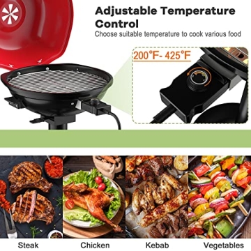 Giantex Electric Grill - Portable 1600W BBQ Solution