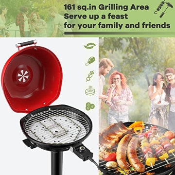 Giantex Electric Grill - Portable 1600W BBQ Solution