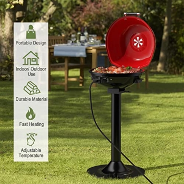 Giantex Electric Grill - Portable 1600W BBQ Solution