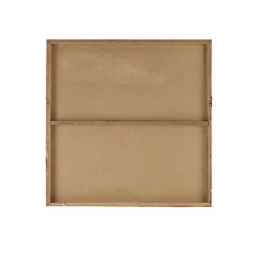 MADISON PARK SIGNATURE Sunburst Wall Art - Modern Resin Dimensional Radiant Color Hand Painted Home Décor Abstract Textured Gold 30" W x 30" H x 1.25" D