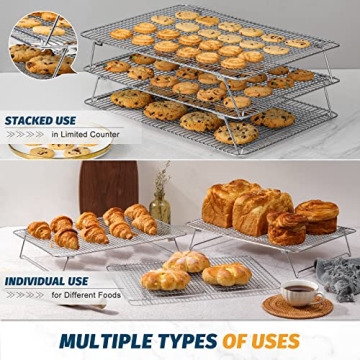 HIWARE Stackable Cooling Rack - Durable and Versatile