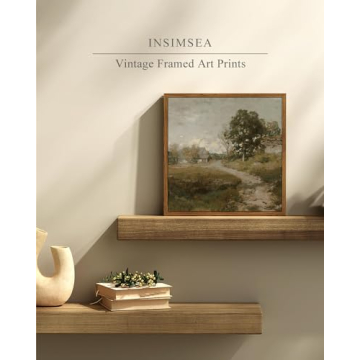 InSimSea Square Framed Canvas Wall Art for Home Decor