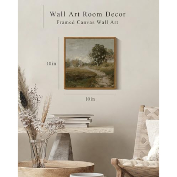 InSimSea Square Framed Canvas Wall Art for Home Decor