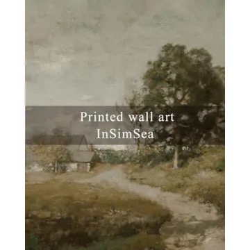 InSimSea Square Framed Canvas Wall Art for Home Decor