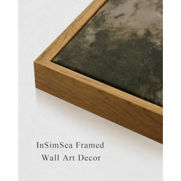 InSimSea Square Framed Canvas Wall Art for Home Decor