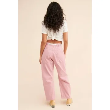 Kedera Y2K Patchwork Wide Leg Cargo Pants for Women
