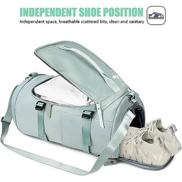 MIYCOO Gym Bag - Versatile Travel Backpack for Fitness