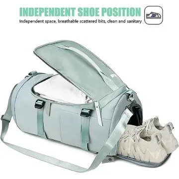 MIYCOO Gym Bag - Versatile Travel Backpack for Fitness