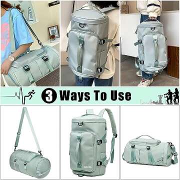 MIYCOO Gym Bag - Versatile Travel Backpack for Fitness