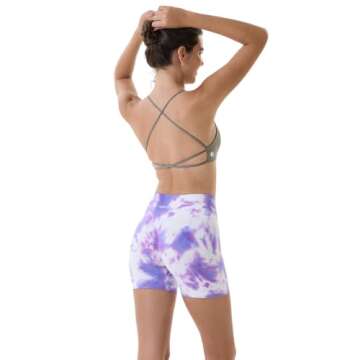 AUROLA Dream Tie Dye Workout Shorts – Stylish & Comfortable Activewear