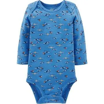 Carter's Baby Boys' Long-Sleeve Bodysuit Pack of 5
