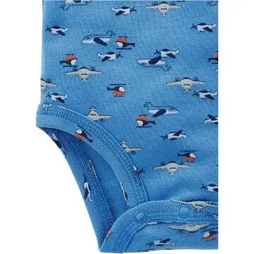 Carter's Baby Boys' Long-Sleeve Bodysuit Pack of 5