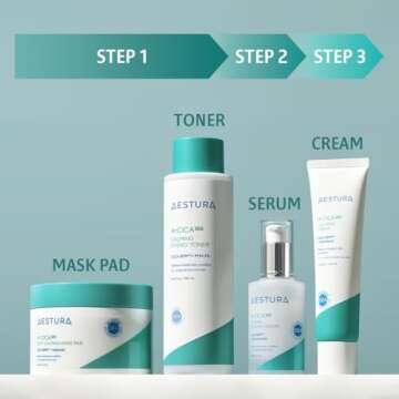 AESTURA A-CICA365 Calming Hydro Toner, Daily Soothing Toner for Sensitive Skin, CICA BPM Complex, PHA 3%, Dead Skin Cell Care, Dermatologist Tested, Korean Skin Care, 8.56 Fl Oz.