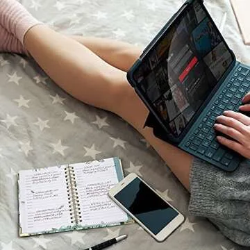 Beautiful Greenery Password Book with Alphabetical Tabs - Great Internet Password Keeper For Seniors – Perfect Notebook w/Address Section to Get All Passwords & Recently Placed Orders Organized