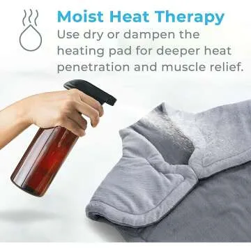 Extra-Long Back & Neck Heating Pad for Muscle Pain