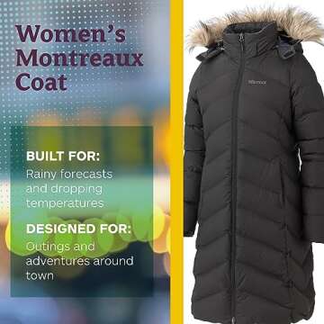 Marmot Womens Montreaux Coat Black SM