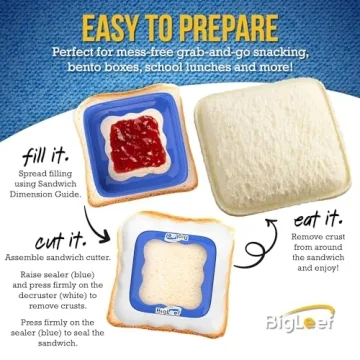 Uncrustable Sandwich Cutter - Fun & Easy Sandwich Maker