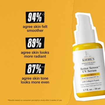 Kiehl's Better Screen UV Serum SPF 50+ for Radiant Skin