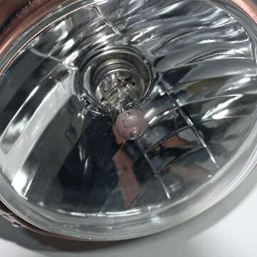 Boldness 5 3/4" Golden Vintage Metal Headlight for Copper Style Cafe Racer Bobber Motorcycle