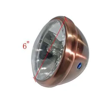 Boldness Golden Vintage Metal Motorcycle Headlight