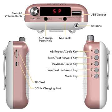 Portable MAONO Voice Amplifier for Teachers and Coaches