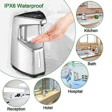 Touchless Sanitizer Dispenser for Home & Kitchen